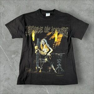 Vintage Cradle Of Filth Shirt Mens Medium Black‎ Y2K 90s Dead Girls Dont Say No